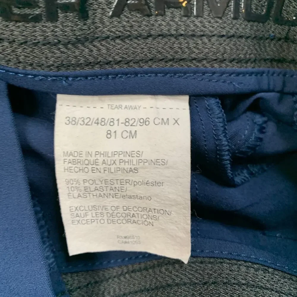 Under Armour Pants Mens 38 Prussian Blue Drive Performance Golf Four Way Stretch